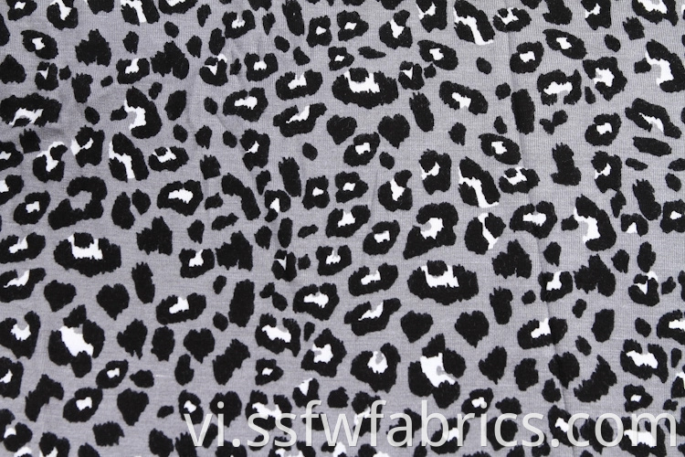 Special Leopard Viscose Fabric